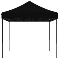 vidaXL Partyzelt Faltbar Pop-Up Schwarz 440x292x315 cm