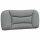 vidaXL Bett mit Matratze Hellgrau 80x200 cm Stoff