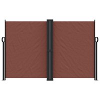 vidaXL Seitenmarkise Ausziehbar Braun 160x1000 cm