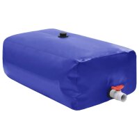 vidaXL Wassertank mit Wasserhahn Faltbar 360 L PVC