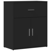 vidaXL Sideboard Schwarz 60x31x70 cm Holzwerkstoff