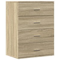 vidaXL Sideboard Sonoma-Eiche 60x39x80 cm Holzwerkstoff