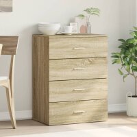 vidaXL Sideboard Sonoma-Eiche 60x39x80 cm Holzwerkstoff