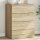 vidaXL Sideboard Sonoma-Eiche 60x39x80 cm Holzwerkstoff