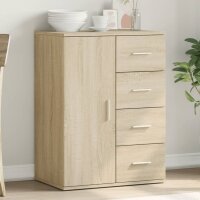 vidaXL Sideboard Sonoma-Eiche 59x39x80 cm Holzwerkstoff