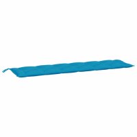 vidaXL Gartenbank-Auflage Hellblau 200x50x7 cm Oxford-Gewebe