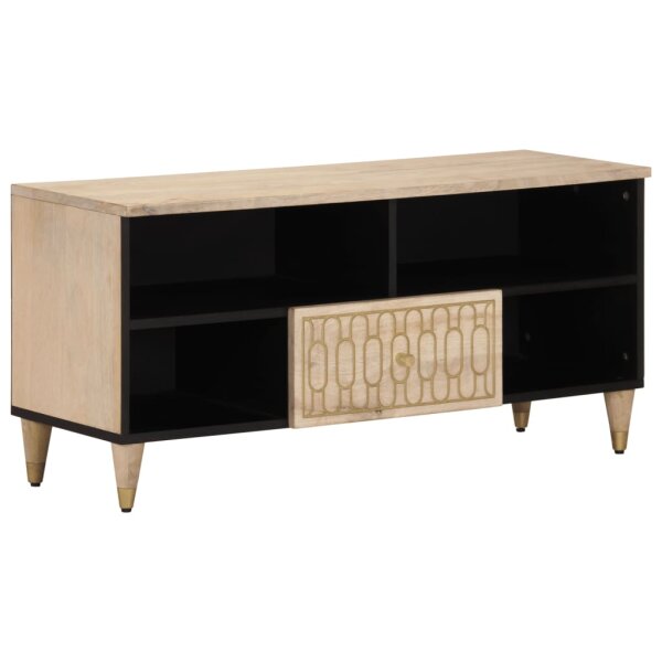 vidaXL TV-Schrank 100x33x46 cm Massivholz Mango