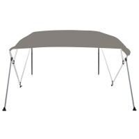 vidaXL 4-Bow Bimini-Top Grau 239x184x131 cm