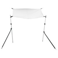 vidaXL T-Top-Beschattungsverl&auml;ngerung Wei&szlig; 174x205x (115-194) cm