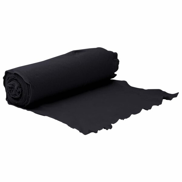 vidaXL Geotextil-Vlies Schwarz 1x10 m Polyesterfaser