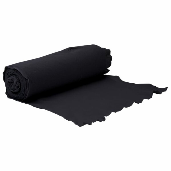 vidaXL Geotextil-Vlies Schwarz 1x50 m Polyesterfaser