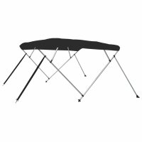 vidaXL 4-Bow Bimini-Top Schwarz 239x184x131 cm