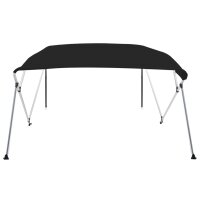 vidaXL 4-Bow Bimini-Top Schwarz 239x184x131 cm