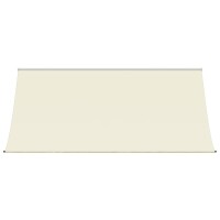 vidaXL Markise Einziehbar Creme 300x150 cm Stoff und Stahl