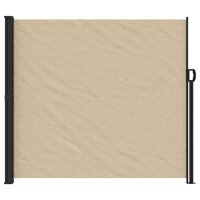 vidaXL Seitenmarkise Ausziehbar Beige 180x600 cm