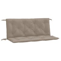 vidaXL Gartenbank-Auflagen 2 Stk. Taupe 120x50x7 cm Oxford-Gewebe