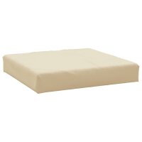 vidaXL Palettenkissen Beige 60x60x8 cm Oxford-Gewebe