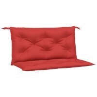 vidaXL Gartenbank-Auflagen 2 Stk. Rot 100x50x7 cm Oxford-Gewebe