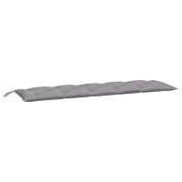 vidaXL Gartenbank-Auflagen 2 Stk. Grau 180x50x7 cm Oxford-Gewebe