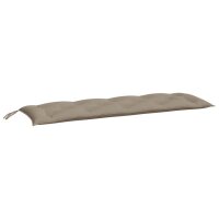 vidaXL Gartenbank-Auflage Taupe 150x50x7 cm Oxford-Gewebe