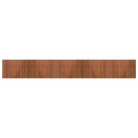 vidaXL Teppich Rechteckig Braun 70x500 cm Bambus