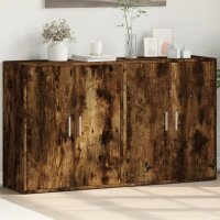 vidaXL Sideboards 2 Stk. R&auml;uchereiche 60x31x70 cm Holzwerkstoff