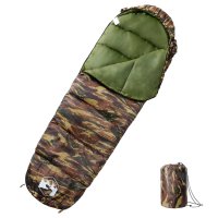 vidaXL Mumienschlafsack für Erwachsene Camping 3...