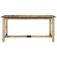 vidaXL Esstisch 160x80x75 cm Massivholz Mango