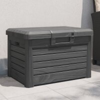 vidaXL Outdoor-Kissenbox Anthrazit 73x50,5x46,5 cm...