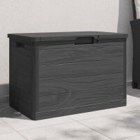 vidaXL Outdoor-Kissenbox Anthrazit 77,5x44,5x53 cm...