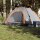 vidaXL Campingzelt 5 Personen Grau und Orange Quick Release