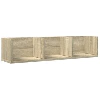 vidaXL Wandschrank Sonoma-Eiche 75x18x16,5 cm Holzwerkstoff