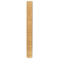 vidaXL Balkon-Sichtschutz Hellbraun 400x100 cm Poly Rattan