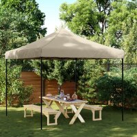 vidaXL Partyzelt Faltbar Pop-Up Taupe 292x292x315 cm