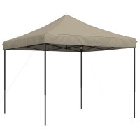 vidaXL Partyzelt Faltbar Pop-Up Taupe 292x292x315 cm