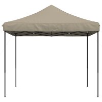 vidaXL Partyzelt Faltbar Pop-Up Taupe 292x292x315 cm