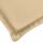 vidaXL Hochlehner-Auflagen 2 Stk. Melange Beige 120x50x4 cm Stoff