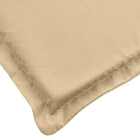 vidaXL Niedriglehner-Auflagen 6 Stk. Melange Beige 100x50x4 cm Stoff