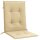 vidaXL Niedriglehner-Auflagen 6 Stk. Melange Beige 100x50x4 cm Stoff