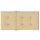 vidaXL Niedriglehner-Auflagen 6 Stk. Melange Beige 100x50x4 cm Stoff