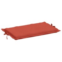 vidaXL Sonnenliegen-Auflage Melange Rot 186x58x3 cm Stoff