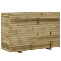 vidaXL Pflanzkübel 110x40x72,5 cm Kiefernholz...