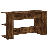 vidaXL Schreibtisch R&auml;uchereiche 140x50x75 cm Holzwerkstoff