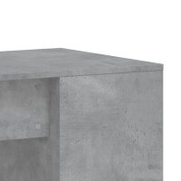 vidaXL Schreibtisch Betongrau 102x50x75 cm Holzwerkstoff