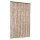 vidaXL Fliegenvorhang Beige und Dunkelbraun 118x220 cm Chenille