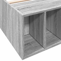 vidaXL Bettgestell Grau Sonoma 75x190 cm Holzwerkstoff