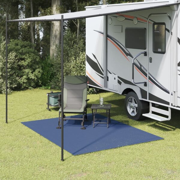 vidaXL Campingteppich Blau 2,5x2 m