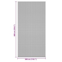 vidaXL Campingteppich Anthrazit 6x3 m