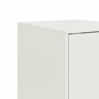 vidaXL Sideboard Wei&szlig; 34,5x39x107 cm Stahl