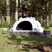 vidaXL Campingzelt 2 Personen Wei&szlig; Verdunkelungsstoff Quick Release